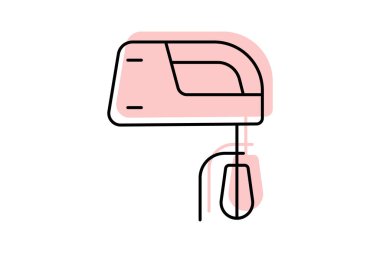 Karıştırıcı, vektör, piksel mükemmel, illüstratör dosyası