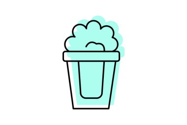 Patlamış mısır Yapıcı, vektör, piksel mükemmel, illüstratör dosyası