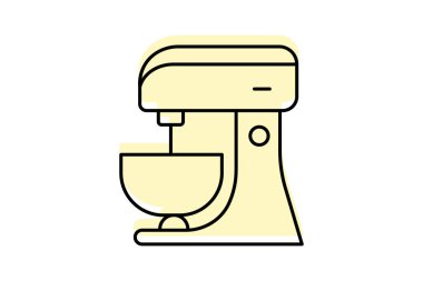 Karıştırıcı, vektör, piksel mükemmel, illüstratör dosyası