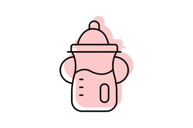 Bebek maması üreticisi, vektör, piksel mükemmel, illüstratör dosyası