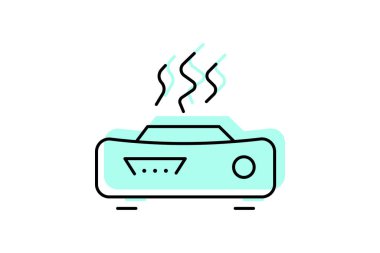 Uv sterilizatörü, vektör, piksel mükemmel, illüstratör dosyası