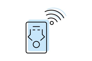 Uzaktan Denetim, vektör, piksel mükemmel, illüstratör dosyası