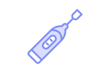 Elektrikli diş fırçası, vektör, piksel mükemmel, illüstratör dosyası