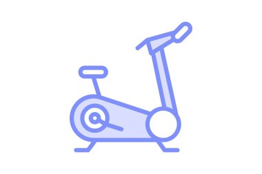 Egzersiz Bisiklet, vektör, piksel mükemmel, illüstratör dosyası