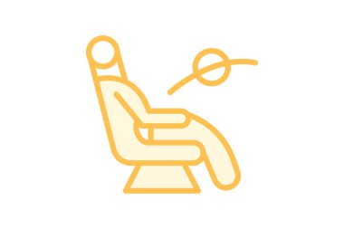 Masaj Sandalyesi, vektör, piksel mükemmel, illüstratör dosyası