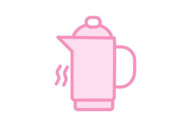 Su kazanı, vektör, piksel mükemmel, illüstratör dosyası