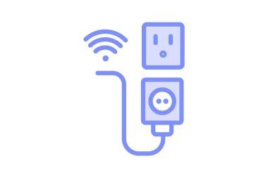Smart Plug, vektör, piksel mükemmel, illüstratör dosyası