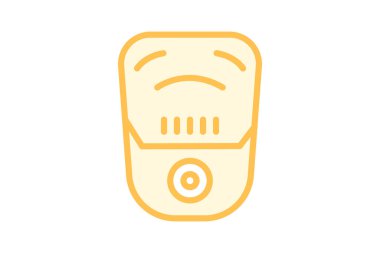 Karbon Monoksit Detektörü, vektör, piksel mükemmel, illüstratör dosyası