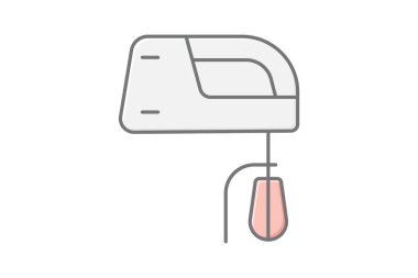 Karıştırıcı, vektör, piksel mükemmel, illüstratör dosyası