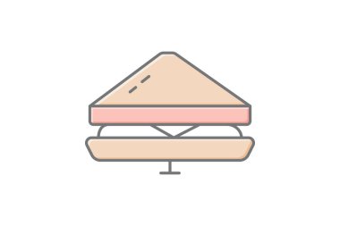 Sandviç Yapıcı, vektör, piksel mükemmel, illüstratör dosyası