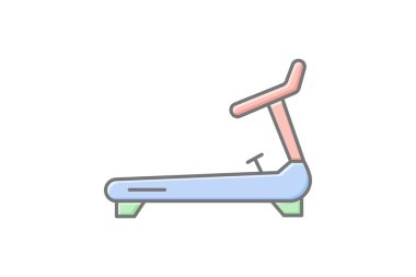 Koşu bandı, vektör, piksel mükemmel, çizer dosyası