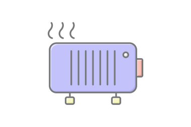 Isıtıcı, vektör, piksel mükemmel, çizer dosyası