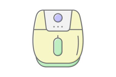 Air Fryer, vektör, piksel mükemmel, illüstratör dosyası