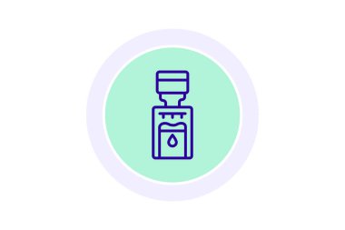 Su dağıtıcı, vektör, piksel mükemmel, illüstratör dosyası