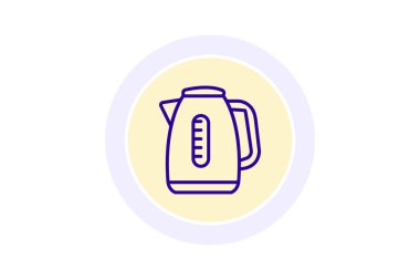 Elektrik Kettle, vektör, piksel mükemmel, illüstratör dosyası
