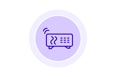 Oda ısıtıcı, vektör, piksel mükemmel, illüstratör dosyası