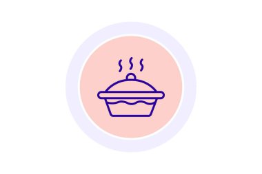 Yiyecek ısıtıcısı, vektör, piksel mükemmel, illüstratör dosyası