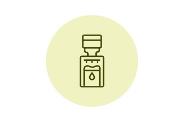 Su dağıtıcı, vektör, piksel mükemmel, illüstratör dosyası