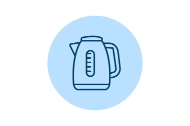 Elektrik Kettle, vektör, piksel mükemmel, illüstratör dosyası
