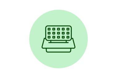 Waffle Yapıcı, vektör, piksel mükemmel, illüstratör dosyası