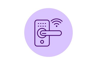 Akıllı kilit, vektör, piksel mükemmel, illüstratör dosyası