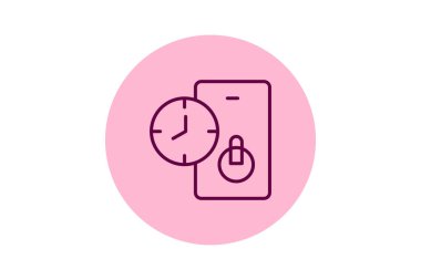 Zamanlayıcı Anahtarı, vektör, piksel mükemmel, illüstratör dosyası