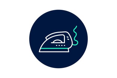 Buhar demiri, vektör, piksel mükemmel, illüstratör dosyası