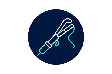 Saç bigudisi, vektör, piksel mükemmel, illüstratör dosyası