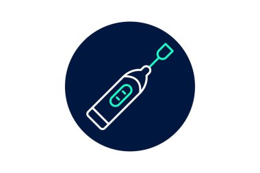 Elektrikli diş fırçası, vektör, piksel mükemmel, illüstratör dosyası