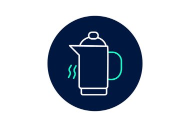 Su kazanı, vektör, piksel mükemmel, illüstratör dosyası