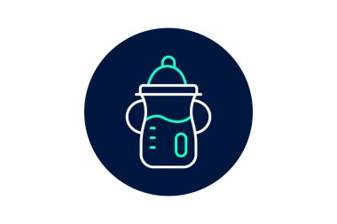 Bebek maması üreticisi, vektör, piksel mükemmel, illüstratör dosyası