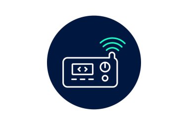 Akıllı Termostat, vektör, piksel mükemmel, illüstratör dosyası