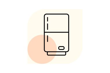 Buzdolabı, vektör, piksel mükemmel, illüstratör dosyası