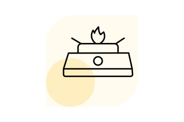 Soba, vektör, piksel mükemmel, illüstratör dosyası