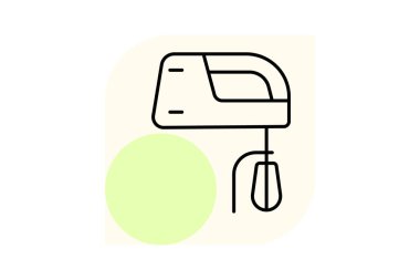 Karıştırıcı, vektör, piksel mükemmel, illüstratör dosyası