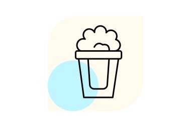 Patlamış mısır Yapıcı, vektör, piksel mükemmel, illüstratör dosyası