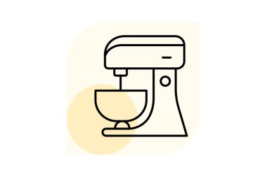 Karıştırıcı, vektör, piksel mükemmel, illüstratör dosyası