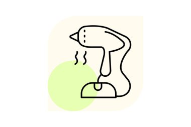 Giysi Buharı, vektör, piksel mükemmel, illüstratör dosyası