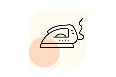 Buhar demiri, vektör, piksel mükemmel, illüstratör dosyası