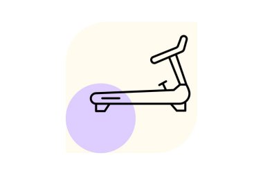 Koşu bandı, vektör, piksel mükemmel, çizer dosyası