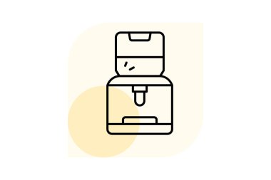 Buz Yapıcı, vektör, piksel mükemmel, illüstratör dosyası