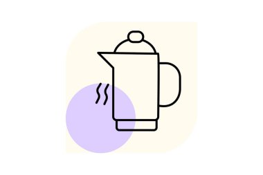 Su kazanı, vektör, piksel mükemmel, illüstratör dosyası