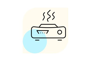 Uv sterilizatörü, vektör, piksel mükemmel, illüstratör dosyası