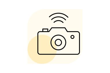 Akıllı Kamera, vektör, piksel mükemmel, illüstratör dosyası