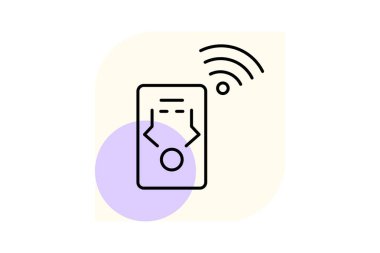 Uzaktan Denetim, vektör, piksel mükemmel, illüstratör dosyası