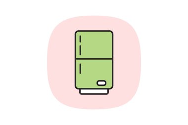 Buzdolabı, vektör, piksel mükemmel, illüstratör dosyası