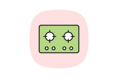 Fırın, vektör, piksel mükemmel, illüstratör dosyası