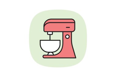 Karıştırıcı, vektör, piksel mükemmel, illüstratör dosyası