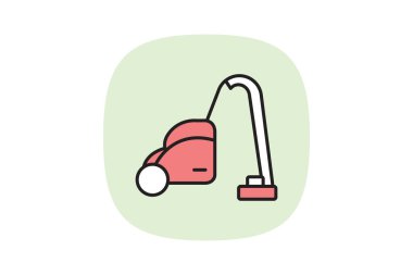 Elektrik süpürgesi, vektör, piksel mükemmel, illüstratör dosyası