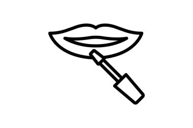 Dudak lekesi, vektör, piksel mükemmel, illüstratör dosyası